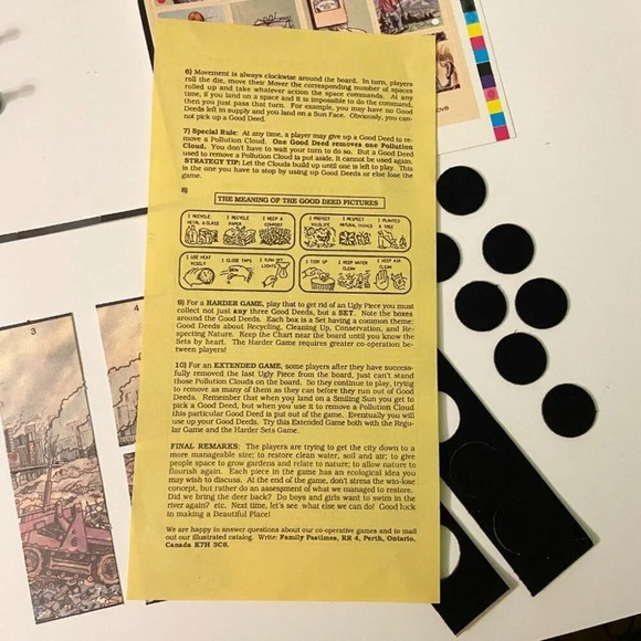 2001 A Beautiful Place A Co-operative Ecology Board Game  Complete - Picture 11 of 12